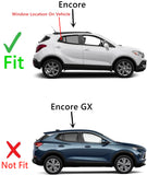 Passenger Right Side Rear Vent Window Vent Glass Compatible with Buick Encore 2013-2022 Models (Not For Encore GX)