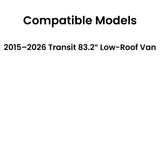 Driver Left Side Front Vent Window Vent Glass Compatible with Ford Transit 83.2" Low-Roof Van 2015-2026 Models (Not for Mid/High Roof Transit, or Transit Connect)