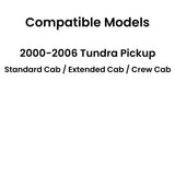 Encapsulated Stationary Back Window Back Glass Compatible with Toyota Tundra Pickup 2000-2006 Models