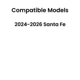 Heated Privacy Back Window Back Glass Compatible With Hyundai Santa Fe 2024-2026 Models