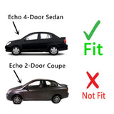 NAGD Driver Left Side Rear Door Window Glass Compatible with Toyota Echo 4 Door Sedan 2000-2005 Models