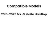 Tempered Passenger Right Side Door Window Door Glass Compatible with Mazda MX-5 Miata Hardtop 2016-2025 Models