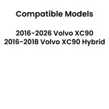 Passenger Right Side Rear Door Window Door Glass Compatible with Volvo XC90 2016-2026 Models