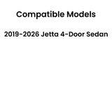 Driver Left Side Rear Door Window Door Glass Compatible with Volkswagen Jetta 4 Door Sedan 2019-2025 Models