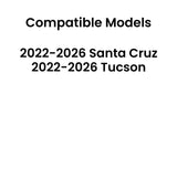 Tempered Driver Left Side Front Door Window Door Glass Compatible with Hyundai Santa Cruz 2022-2026 / Tucson 2022-2026 Models