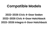 Passenger Right Side Front Door Window Door Glass Compatible with Honda Civic 2022-2026 Acura Integra 2023-2026 Models