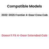 Tempered Factory Privacy Tinted Driver Left Side Rear Door Window Door Glass Compatible with Nissan Frontier 4 Door Crew Cab Pickup 2022-2026 Model