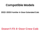 Tempered Factory Privacy Tinted Driver Left Side Rear Door Window Door Glass Compatible with Nissan Frontier 4 Door Extended Cab Pickup 2022-2026 Model