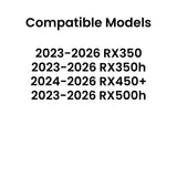 Tempered Driver Left Side Rear Door Window Door Glass Compatible with Lexus RX350 RX350h RX500h 2023-2026 Models
