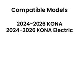 Tempered Driver Left Side Front Door Window Door Glass Compatible with Hyundai Kona / Kona Electric 2024-2026 Models