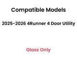 Driver Left Side Vent Window Glass Compatible with Toyota 4Runner 2025-2026 Models