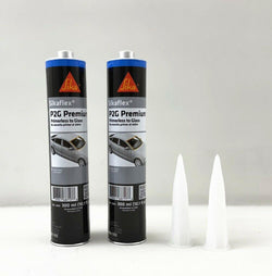 Auto Glass Sealant Windshield Urethane Glue Sikaflex P2G Primerless Adhesive x 2