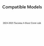Tempered Driver Left Side Rear Door Window Door Glass Compatible with Toyota Tacoma Crew Cab Pickup 2024-2025 Models