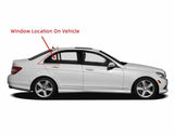 Passenger Right Side Rear Vent Window Vent Glass Compatible with Mercedes Benz C300 C350 C63AMG Sedan 2008-2011 Models