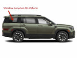 Passenger Right Side Privacy Tinted Quarter Window Quarter Glass Compatible with Hyundai Santa Fe 2024-2025 Models