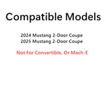 Driver Left Side Quarter Window Quarter Glass Compatible with Ford Mustang 2Dr Coupe 2024-2025 Models