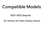 Without-Video-Display Style Heated Rear Tailgate Back Window Back Glass Compatible with Toyota Sequoia 2023-2025 Models
