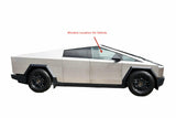 Laminated Passenger Right Side Front Door Window Door Glass Compatible with Tesla Cybertruck 2024-2025 Models