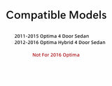 Driver Left Side Rear Vent Window Vent Glass Compatible with Kia Optima 2011-2015/ Optima Hybrid 2012-2016 Models