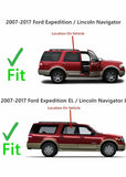 Passenger Right Side Rear Door Window Door Glass Compatible with Ford Expedition/Lincoln Navigator 2007-2017 Models