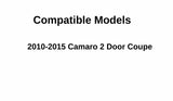 Driver Left Side Door Window Door Glass Compatible with Chevrolet Camaro 2 Door Coupe 2010-2015 Models