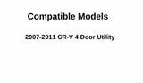 Heated Back Tailgate Window Back Glass Compatible with Honda CR-V 2007-2011 Models