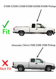 Movable Passenger Right Side Quarter Window Quarter GlassW/Frame & Latch Compatible with Chevrolet/GMC Pickup C1500 K1500 1988-1999 / C2500 K2500 C3500 K3500 1988-2000 2-Door Extended Cab Models