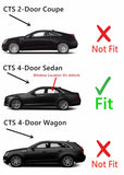 Driver Left Side Rear Door Window Door Glass Compatible with Cadillac CTS 4-Door Sedan 2014-2019 Models (Not For CTS-V models)