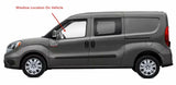 Driver Left Side Front Door Window Door Glass Compatible with Ram Promaster City Van 2015-2022 Models