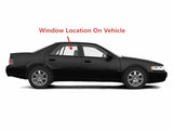 Passenger Right Side Rear Door Window Door Glass Compatible with Cadillac Seville 4 Door Sedan 1998-2004 Models
