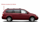 Heated Back Window Back Tailgate Glass Compatible with Kia Sedona 2006-2014/Hyundai Entourage 2007-2011 Models
