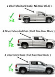 Heated Stationary Back Window Back Glass Compatible with Chevrolet Silverado/GMC Sierra 2019-2025 1500 Models/ 2020-2025 2500 3500 Models (Not For 1500 Light Duty)