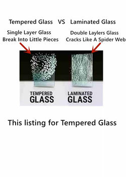 Tempered Driver Left Side Front Door Window Door Glass Compatible with Ford Crown Victoria 1992-2011 Models