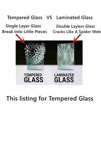 Tempered Driver Left Side Front Door Window Door Glass Compatible with Ford Crown Victoria 1992-2011 Models