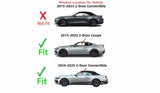 Driver Left Side Door Window Door Glass Compatible with Ford Mustang 2-Door Coupe 2015-2026, Mustang 2-Door Convertible 2015-2026 Models