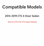 Driver Left Side Rear Door Window Door Glass Compatible with Cadillac CTS 4-Door Sedan 2014-2019 Models (Not For CTS-V models)
