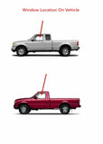 Driver Left Side Door Window Door Glass Compatible with Ford Ranger Pickup 1993-2011 / Mazda B3000 B4000 B2500 B2300 Pickup 1994-2010 Models