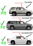Passenger Right Side Front Door Window Door Glass Compatible with Cadillac Escalade 2007-2014 Models
