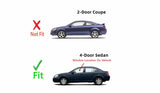 Driver Left Side Front Door Window Door Glass Compatible with Chevrolet Cobalt/Pontiac G4/Pontiac G5 2005-2011 4 Door Sedan Models