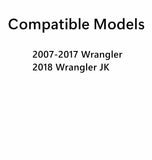 Driver Left Side Front Door Window Door Glass Compatible with Jeep Wrangler 2007-2017 Models/ Wrangler JK 2018 Models