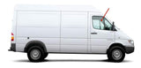 Passenger Right Side Front Door Window Door Glass Compatible with Freightliner Sprinter/Dodge Sprinter 2001-2006 Models