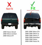 Heated Back Window Glass Driver Left Side Compatible with GMC Yukon / Yukon XL / Chevrolet Suburban / Tahoe LS / Tahoe LT 2000-2006 & Yukon Denali / Tahoe Z71 2001-2006 Models