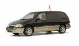 Driver Left Side Rear Sliding Door Window Door Glass Compatible with Ford Windstar Mini Van 1999-2003 Models