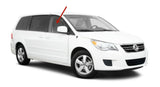 Passenger Right Side Front Door Window Door Glass Compatible with Volkswagen Routan Mini Van 2009-2012 Models/Ram Tradesman Cargo Van 2012-2015 Models