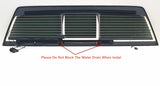 Heated Back Sliding Window Glass Power Slider Compatible with Chevrolet Silverado GMC Sierra 1500 2014-2018 / 1500Limited 2019 / 2500 3500 2015-2019 Models