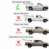 Passenger Right Side Door Window Door Glass Compatible with Dodge Ram Pickup 2 Door Standard Cab 1500 2002-2008 Modes/ 2500 3500 4500 5500 2003-2009 Models