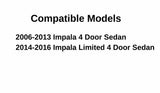 Passenger Right Side Front Door Window Door Glass Compatible with Chevrolet Impala 2006-2013 Models / Impala Limited 2014-2016 Models