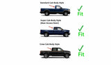 Stationary Back Window Back Glass Compatible with Ford F250/F350/F450/F550/F650/F750 Pickup 1999-2007 Models