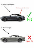Heated Back Window Back Glass Compatible with Ford Mustang 2015-2023 2 Door Convertible Models