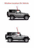 Passenger Right Side Front Door Window Door Glass Compatible with Jeep Wrangler 2007-2017 Models/ Wrangler JK 2018 Models